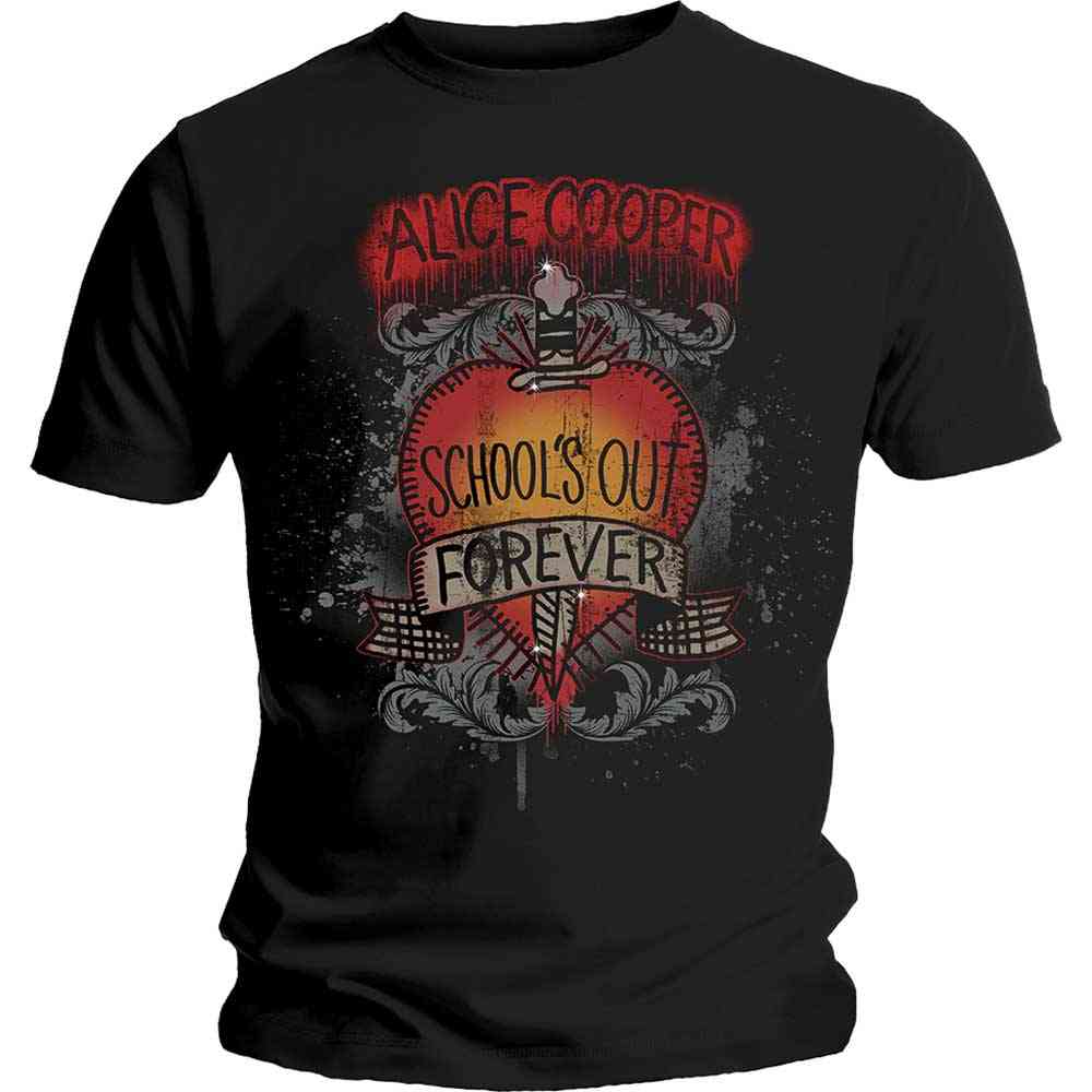 Alice Cooper - Schools Out Dagger Heren Tshirt - Zwart